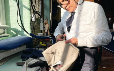 Sewing Into The Calm Sunset